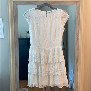 Lace white dress